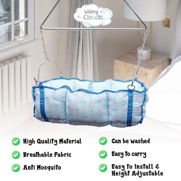 Baby Cradle Swing with Mosquito Net