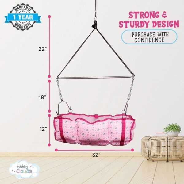 hanging baby cradle swing